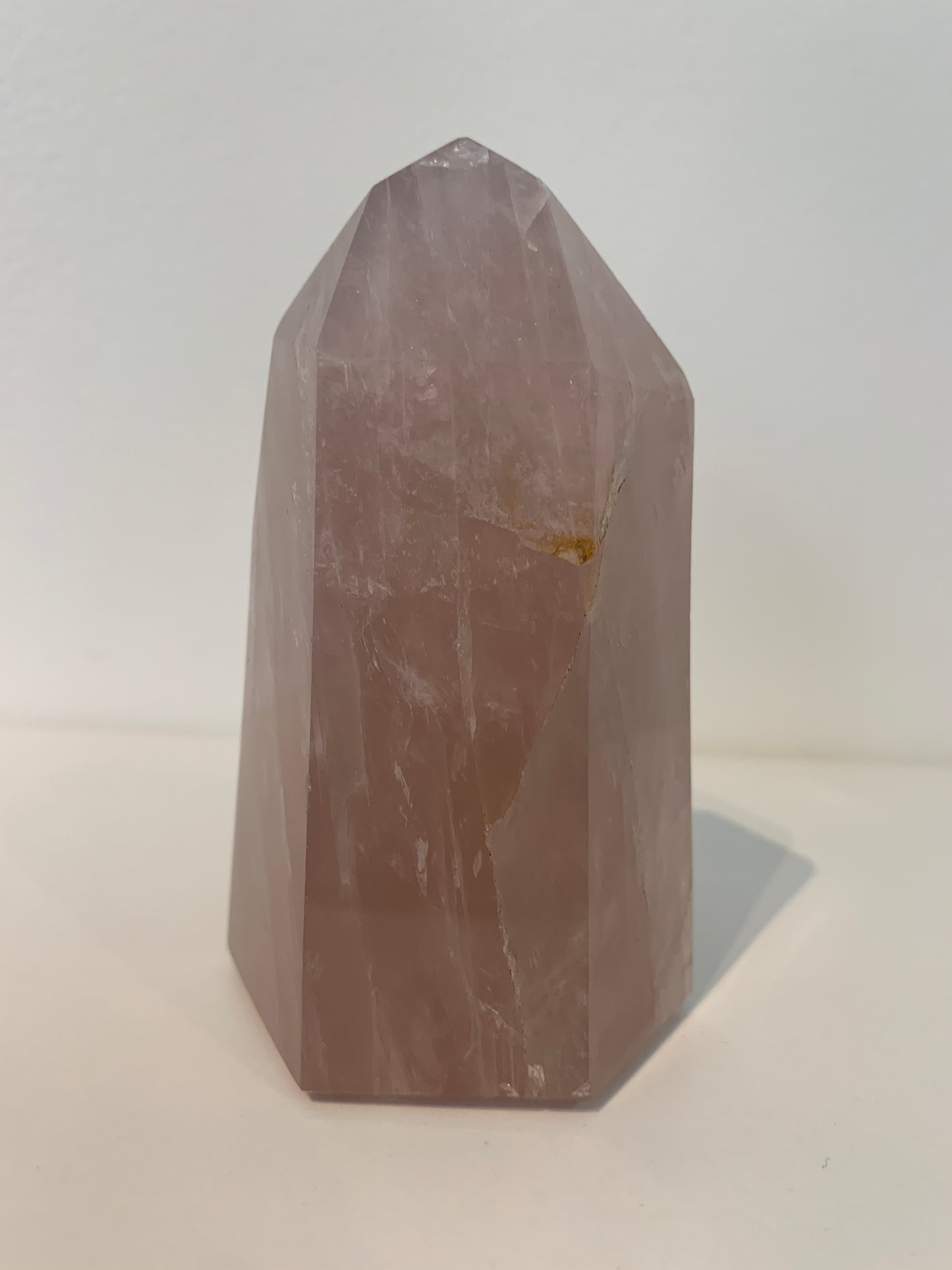 Rose Quartz Point Crystal - Small